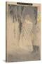 The Ghost of Okiku at Sarayashiki, 1890-Tsukioka Yoshitoshi-Stretched Canvas