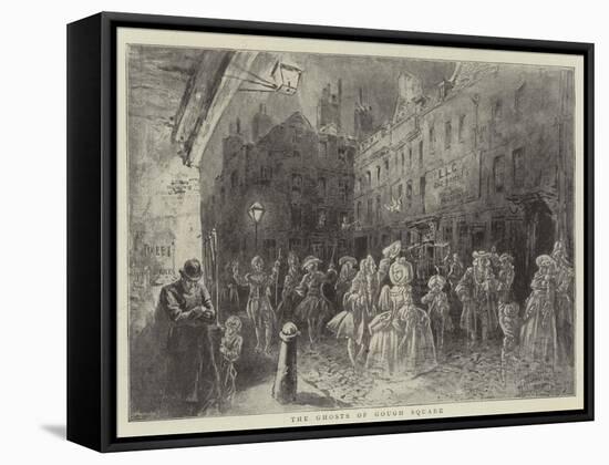 The Ghosts of Gough Square-Herbert Railton-Framed Stretched Canvas