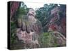 The Giant Buddha of Leshan, Sichuan, Tibet, China, Asia-Michael Runkel-Stretched Canvas