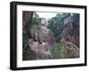 The Giant Buddha of Leshan, Sichuan, Tibet, China, Asia-Michael Runkel-Framed Premium Photographic Print