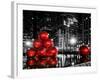 The Giant Christmas Ornaments on Sixth Avenue across from the Radio City Music Hall by Night-Philippe Hugonnard-Framed Photographic Print