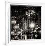 The Giant Christmas Ornaments on Sixth Avenue across from the Radio City Music Hall by Night-Philippe Hugonnard-Framed Photographic Print