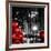 The Giant Christmas Ornaments on Sixth Avenue across from the Radio City Music Hall by Night-Philippe Hugonnard-Framed Photographic Print