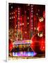 The Giant Christmas Ornaments on Sixth Avenue across from the Radio City Music Hall by Night-Philippe Hugonnard-Framed Photographic Print