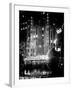 The Giant Christmas Ornaments on Sixth Avenue across from the Radio City Music Hall by Night-Philippe Hugonnard-Framed Photographic Print