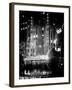 The Giant Christmas Ornaments on Sixth Avenue across from the Radio City Music Hall by Night-Philippe Hugonnard-Framed Photographic Print