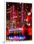 The Giant Christmas Ornaments on Sixth Avenue across from the Radio City Music Hall by Night-Philippe Hugonnard-Framed Photographic Print