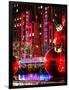 The Giant Christmas Ornaments on Sixth Avenue across from the Radio City Music Hall by Night-Philippe Hugonnard-Framed Photographic Print