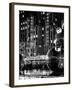 The Giant Christmas Ornaments on Sixth Avenue across from the Radio City Music Hall by Night-Philippe Hugonnard-Framed Photographic Print