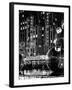 The Giant Christmas Ornaments on Sixth Avenue across from the Radio City Music Hall by Night-Philippe Hugonnard-Framed Photographic Print