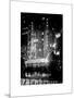 The Giant Christmas Ornaments on Sixth Avenue across from the Radio City Music Hall by Night-Philippe Hugonnard-Mounted Art Print