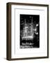 The Giant Christmas Ornaments on Sixth Avenue across from the Radio City Music Hall by Night-Philippe Hugonnard-Framed Art Print