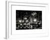 The Giant Christmas Ornaments on Sixth Avenue across from the Radio City Music Hall by Night-Philippe Hugonnard-Framed Art Print