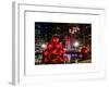 The Giant Christmas Ornaments on Sixth Avenue across from the Radio City Music Hall by Night-Philippe Hugonnard-Framed Art Print