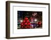 The Giant Christmas Ornaments on Sixth Avenue across from the Radio City Music Hall by Night-Philippe Hugonnard-Framed Art Print