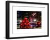 The Giant Christmas Ornaments on Sixth Avenue across from the Radio City Music Hall by Night-Philippe Hugonnard-Framed Art Print