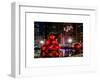 The Giant Christmas Ornaments on Sixth Avenue across from the Radio City Music Hall by Night-Philippe Hugonnard-Framed Art Print