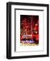 The Giant Christmas Ornaments on Sixth Avenue across from the Radio City Music Hall by Night-Philippe Hugonnard-Framed Art Print