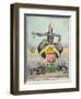 The Giant Factotum Amusing Himself, Published by Hannah Humphrey in 1797-James Gillray-Framed Giclee Print