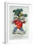 The Giant German Ogre, Caricature of Otto Von Bismarck-null-Framed Giclee Print