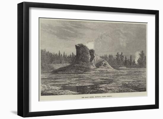 The Giant Geyser, Montana, North America-null-Framed Giclee Print