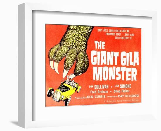 The Giant Gila Monster, 1959-null-Framed Art Print