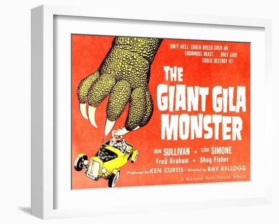 The Giant Gila Monster, 1959-null-Framed Art Print