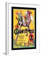 The Giant Horse of Oz-John R. Neill-Framed Art Print