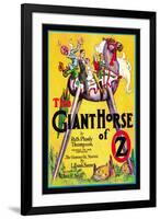 The Giant Horse of Oz-John R. Neill-Framed Art Print