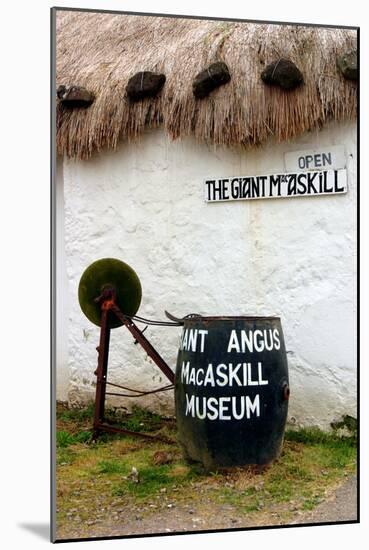 The Giant Macaskill Museum, Dunvegan, Isle of Skye, Highland, Scotland-Peter Thompson-Mounted Photographic Print