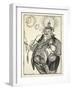 The Giant Michel and the Dwarf Wilhelm ('The Dwarf Thinks Himself Big Because He Can Spit a Long…-Edmund Joseph Sullivan-Framed Giclee Print