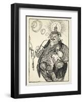 The Giant Michel and the Dwarf Wilhelm ('The Dwarf Thinks Himself Big Because He Can Spit a Long…-Edmund Joseph Sullivan-Framed Giclee Print