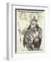 The Giant Michel and the Dwarf Wilhelm ('The Dwarf Thinks Himself Big Because He Can Spit a Long…-Edmund Joseph Sullivan-Framed Giclee Print