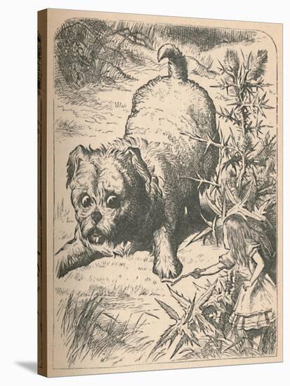 'The Giant Puppy', 1889-John Tenniel-Stretched Canvas