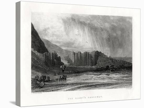 The Giant's Causeway, County Antrim, Northern Ireland, 1884-Edward Radclyffe-Stretched Canvas