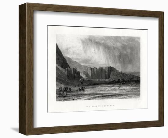 The Giant's Causeway, County Antrim, Northern Ireland, 1884-Edward Radclyffe-Framed Giclee Print