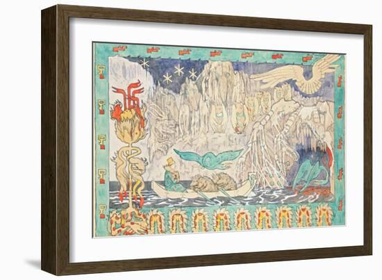 The Giant's Lair-Gerhard Munthe-Framed Giclee Print