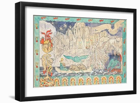 The Giant's Lair-Gerhard Munthe-Framed Giclee Print