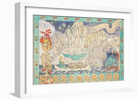 The Giant's Lair-Gerhard Munthe-Framed Giclee Print