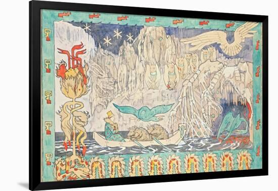 The Giant's Lair-Gerhard Munthe-Framed Giclee Print