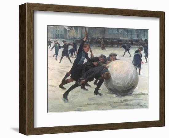 The Giant Snowball-Jean Mayne-Framed Giclee Print