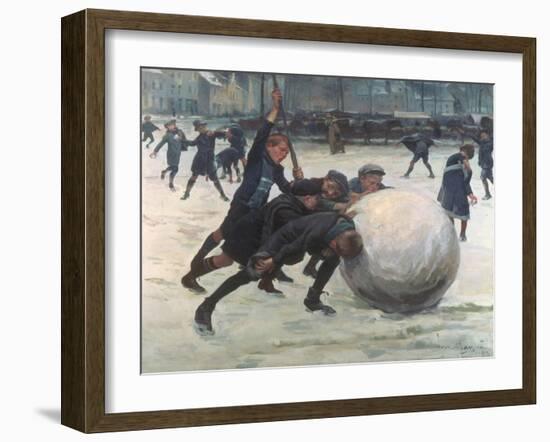 The Giant Snowball-Jean Mayne-Framed Giclee Print