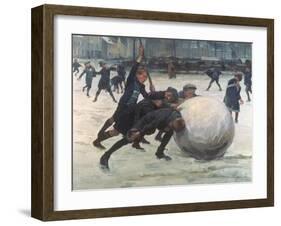 The Giant Snowball-Jean Mayne-Framed Giclee Print