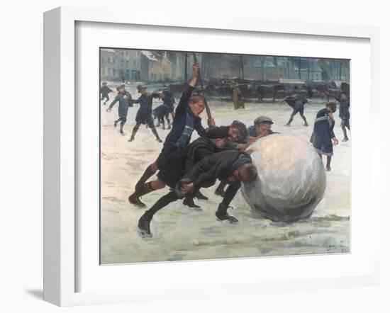 The Giant Snowball-Jean Mayne-Framed Giclee Print