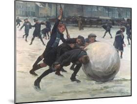 The Giant Snowball-Jean Mayne-Mounted Giclee Print