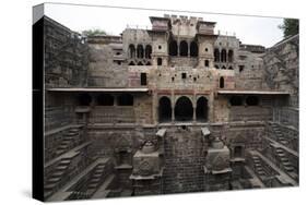 The Giant Step Well of Abhaneri in Rajasthan State in India-OSTILL-Stretched Canvas