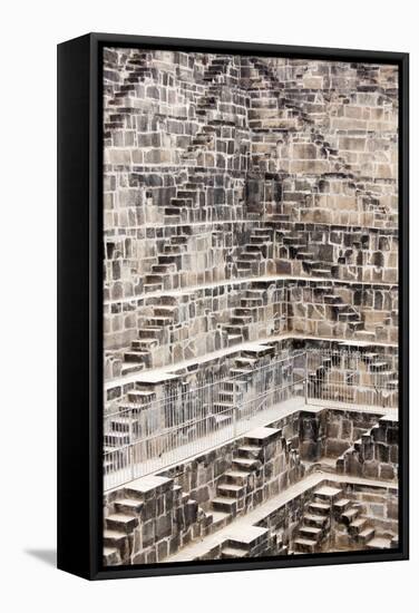 The Giant Step Well of Abhaneri in Rajasthan State in India-OSTILL-Framed Stretched Canvas