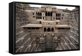 The Giant Step Well of Abhaneri in Rajasthan State in India-OSTILL-Framed Stretched Canvas