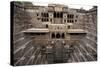 The Giant Step Well of Abhaneri in Rajasthan State in India-OSTILL-Stretched Canvas