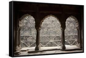 The Giant Step Well of Abhaneri in Rajasthan State in India-OSTILL-Framed Stretched Canvas